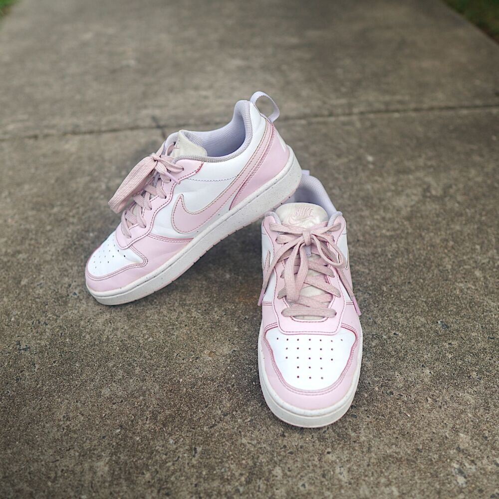 Nike Court Borough Low Recraft Pink Foam White DV5456-105 Size 6Y Women 7.5